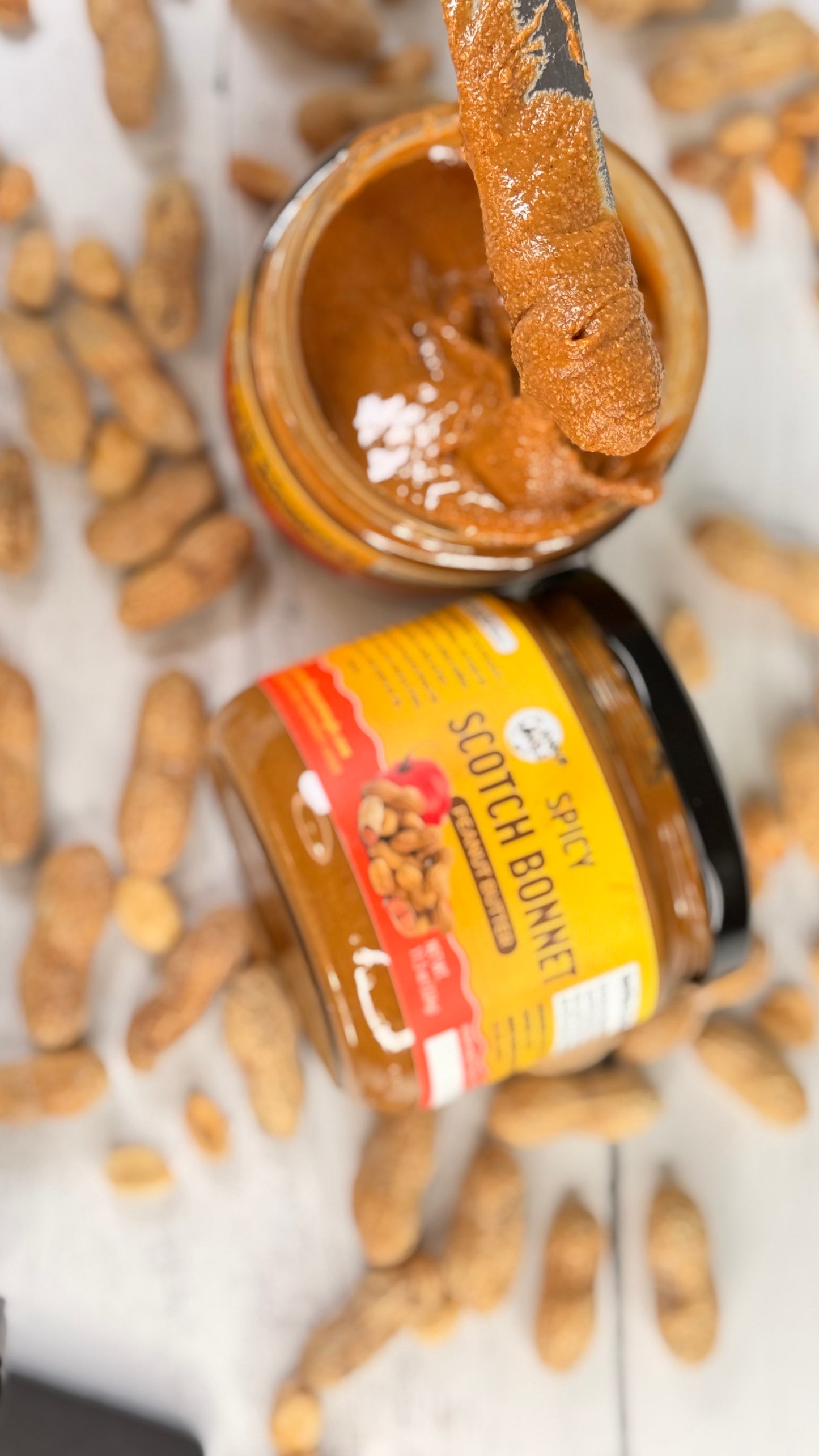 Spicy Scotch Bonnet Peanut Butter