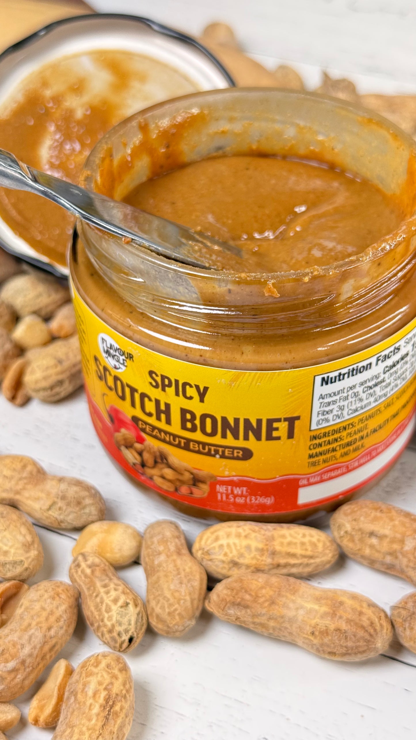Spicy Scotch Bonnet Peanut Butter