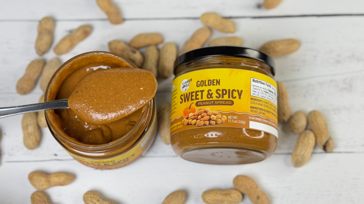 Golden Sweet & Spicy Peanut Spread