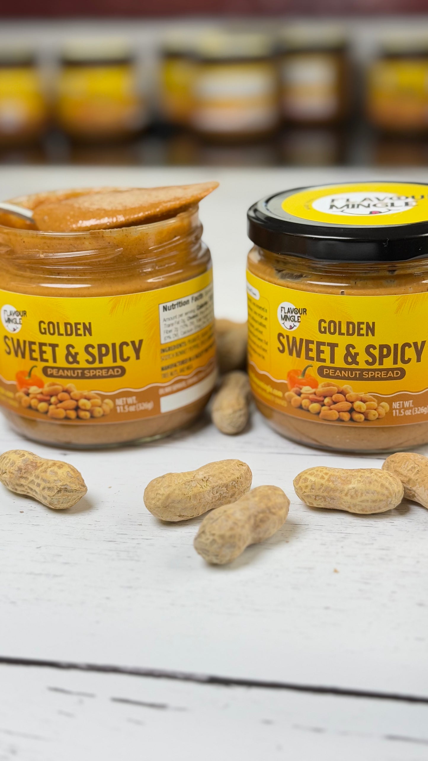 Golden Sweet & Spicy Peanut Spread