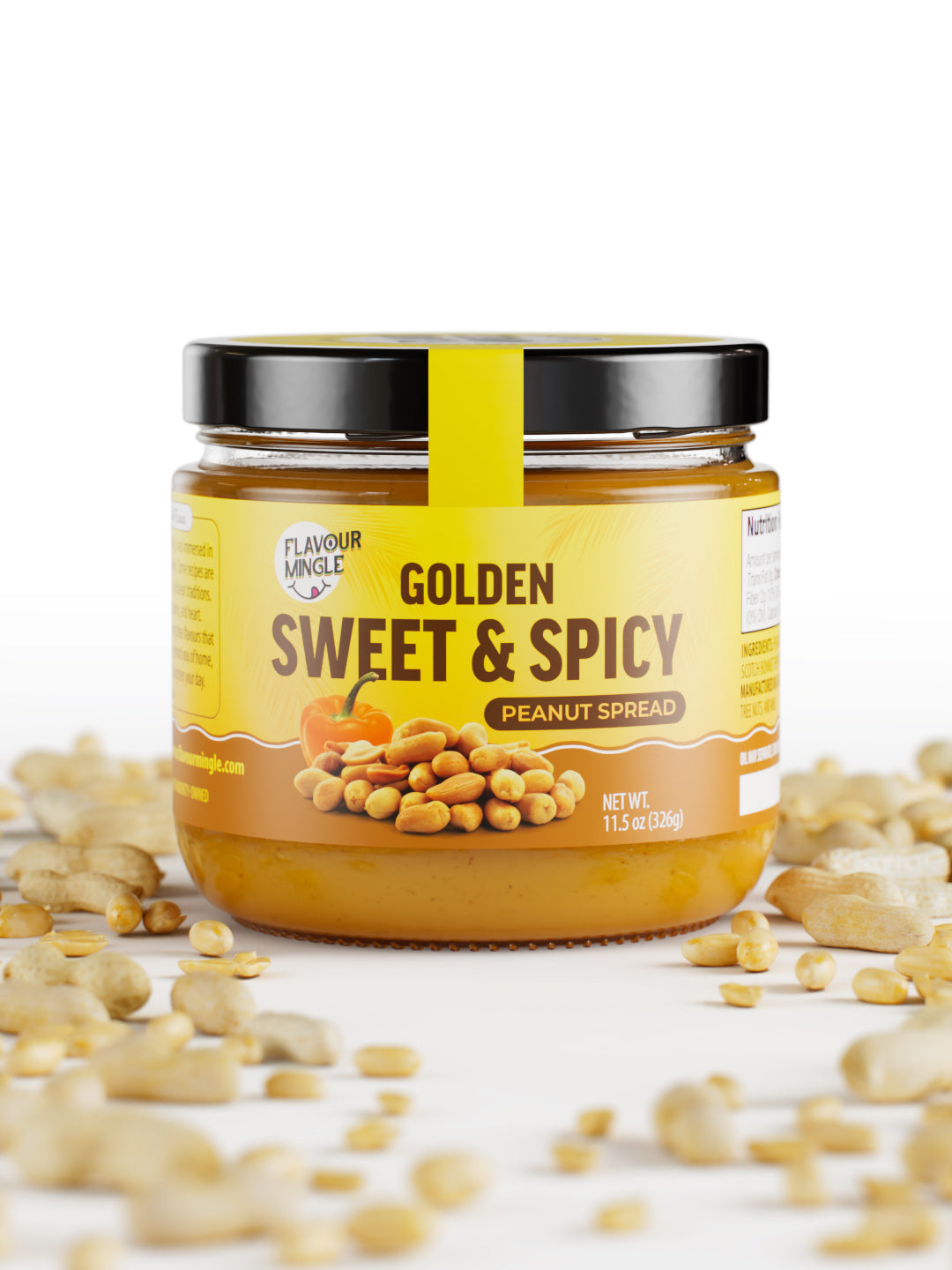 Golden Sweet & Spicy Peanut Spread