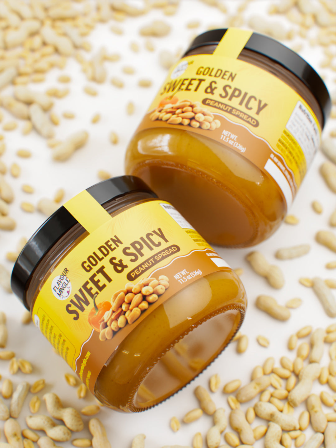 Golden Sweet & Spicy Peanut Spread