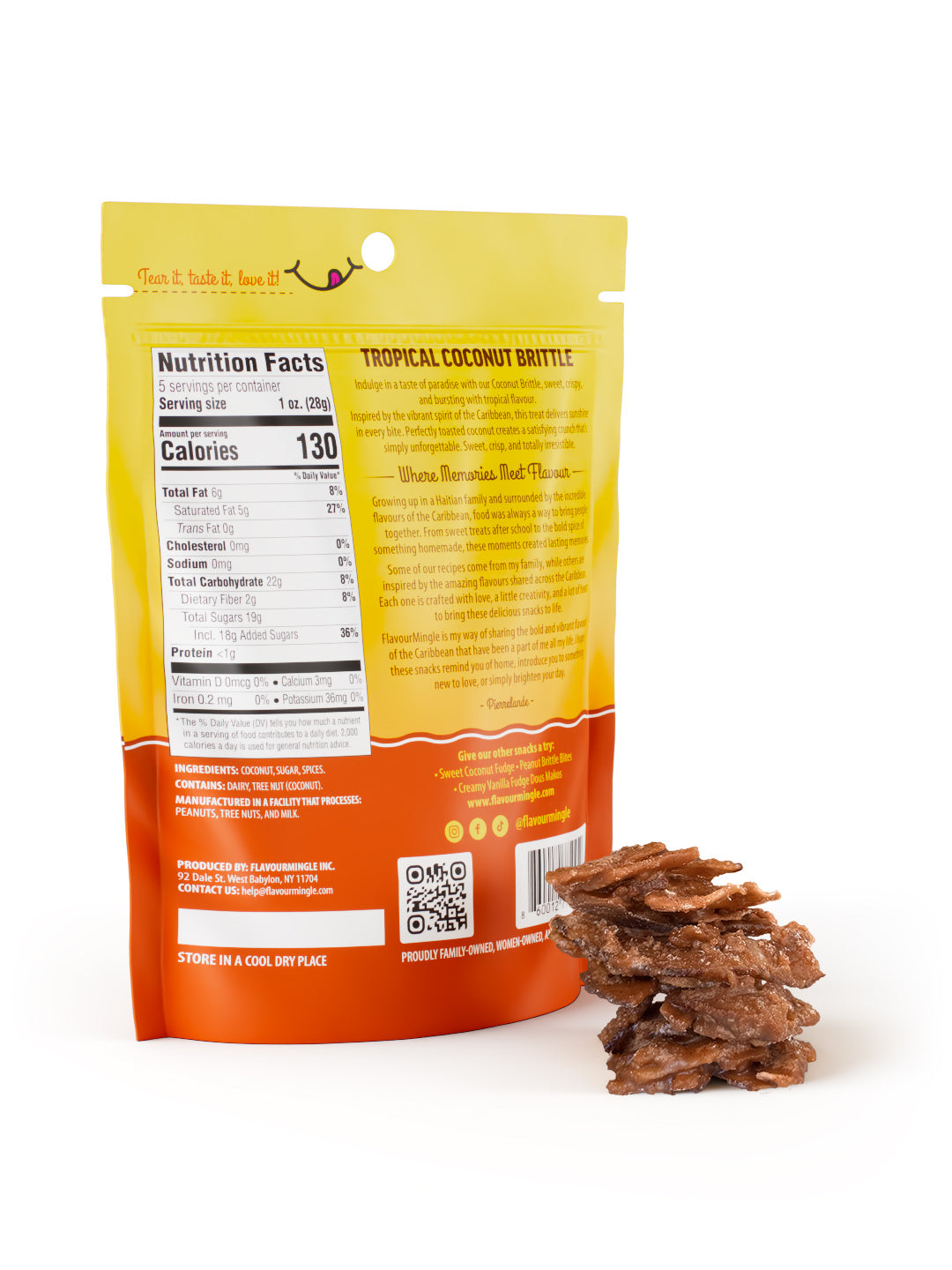 Tropical Coconut Brittle