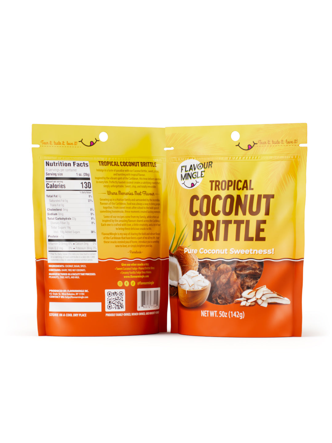 Tropical Coconut Brittle